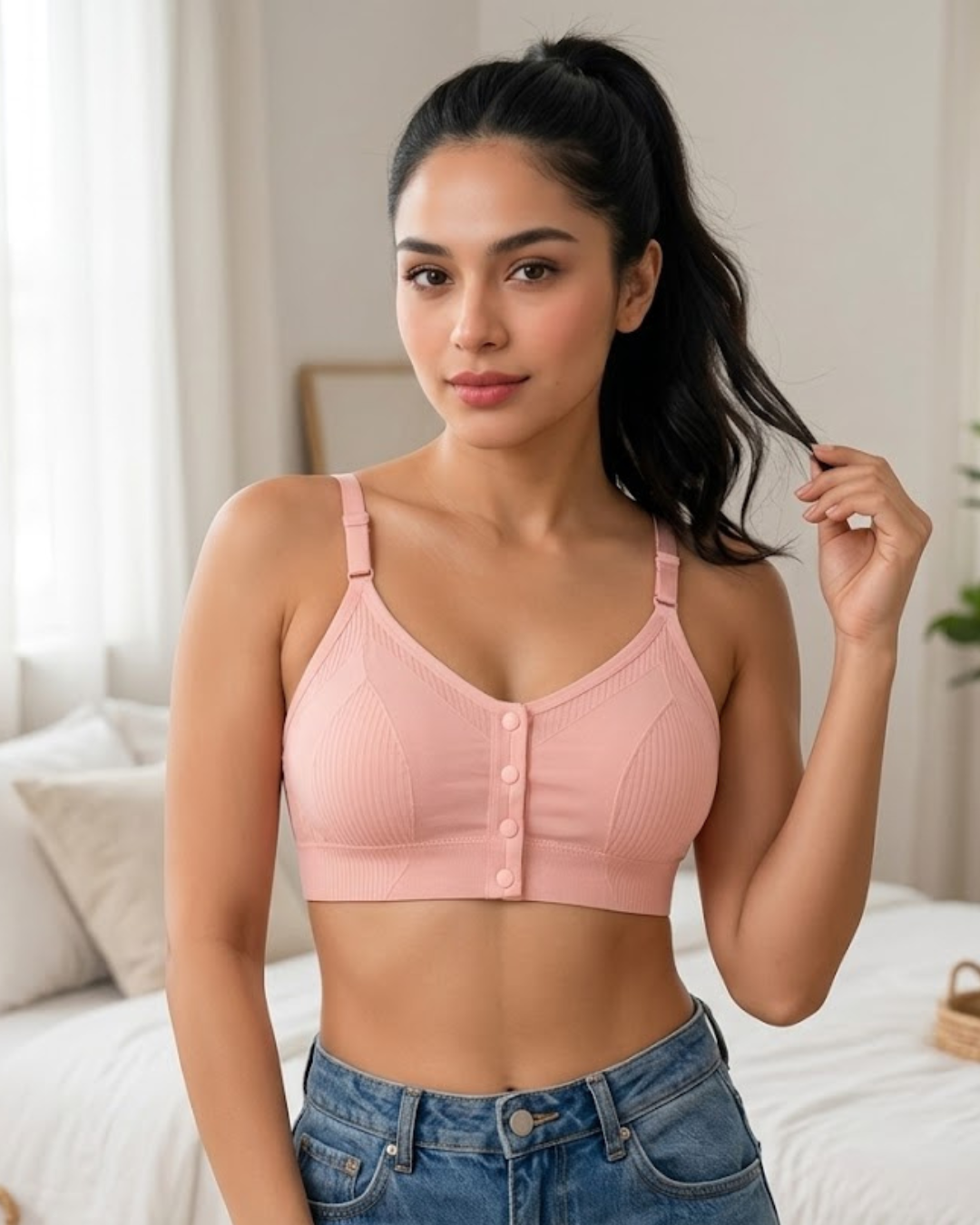 Front-Closure Comfort wear Sports Bra