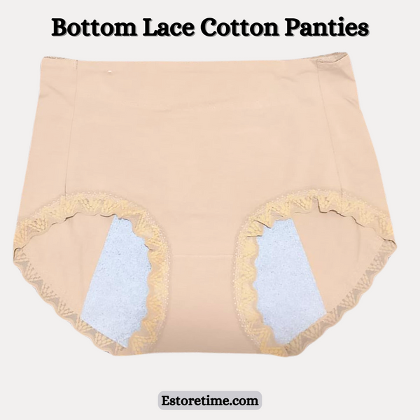Bottom Lace Cotton Panties