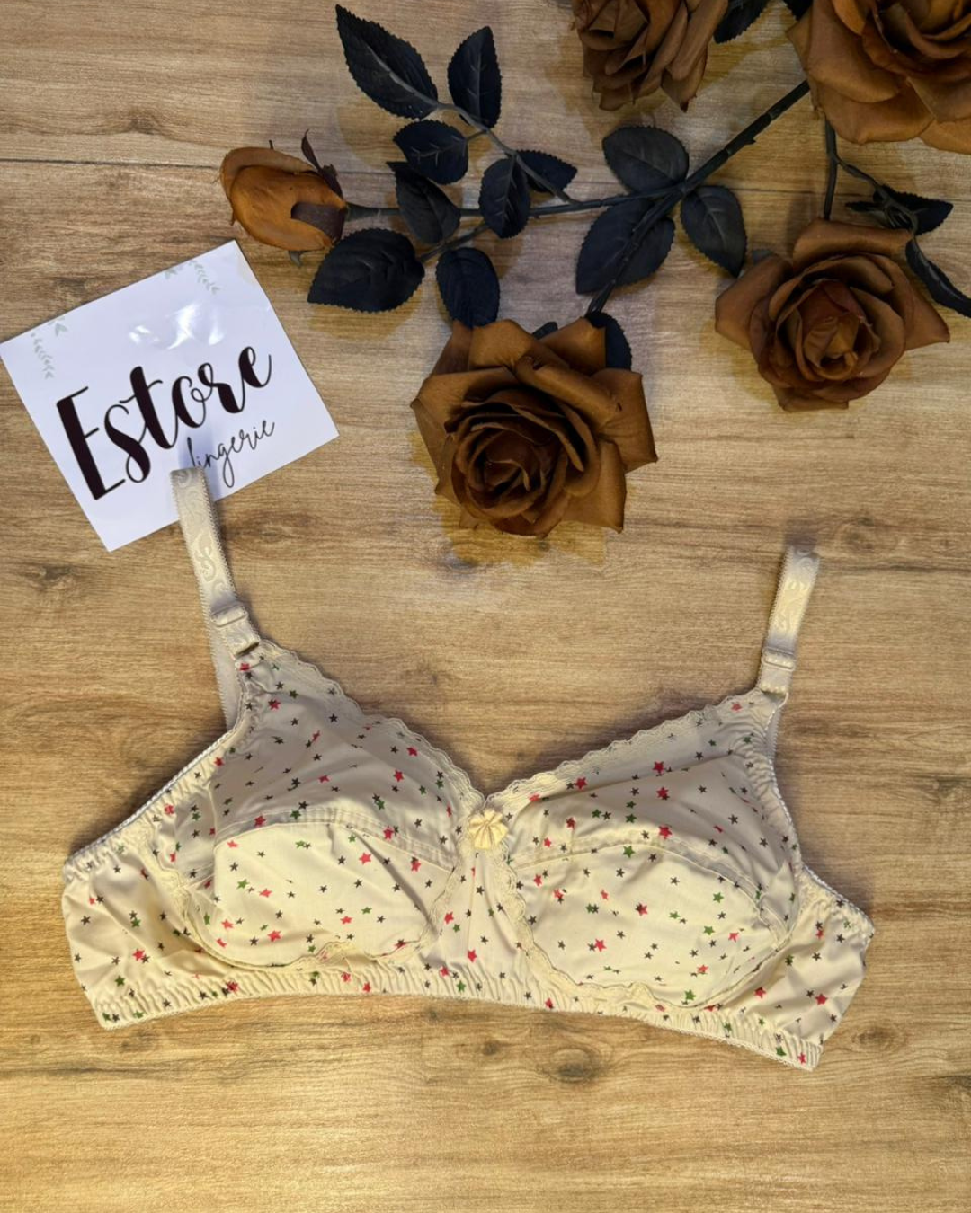 Star Cotton Printed Everyday Bra - 799