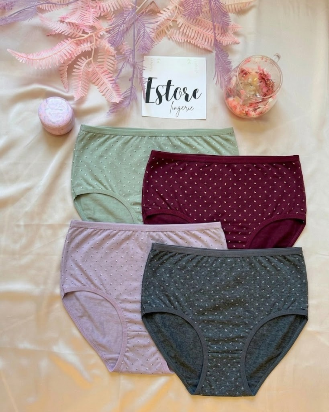 Ultra-Soft High-Waist Polka Dot Panty - Pack of 2