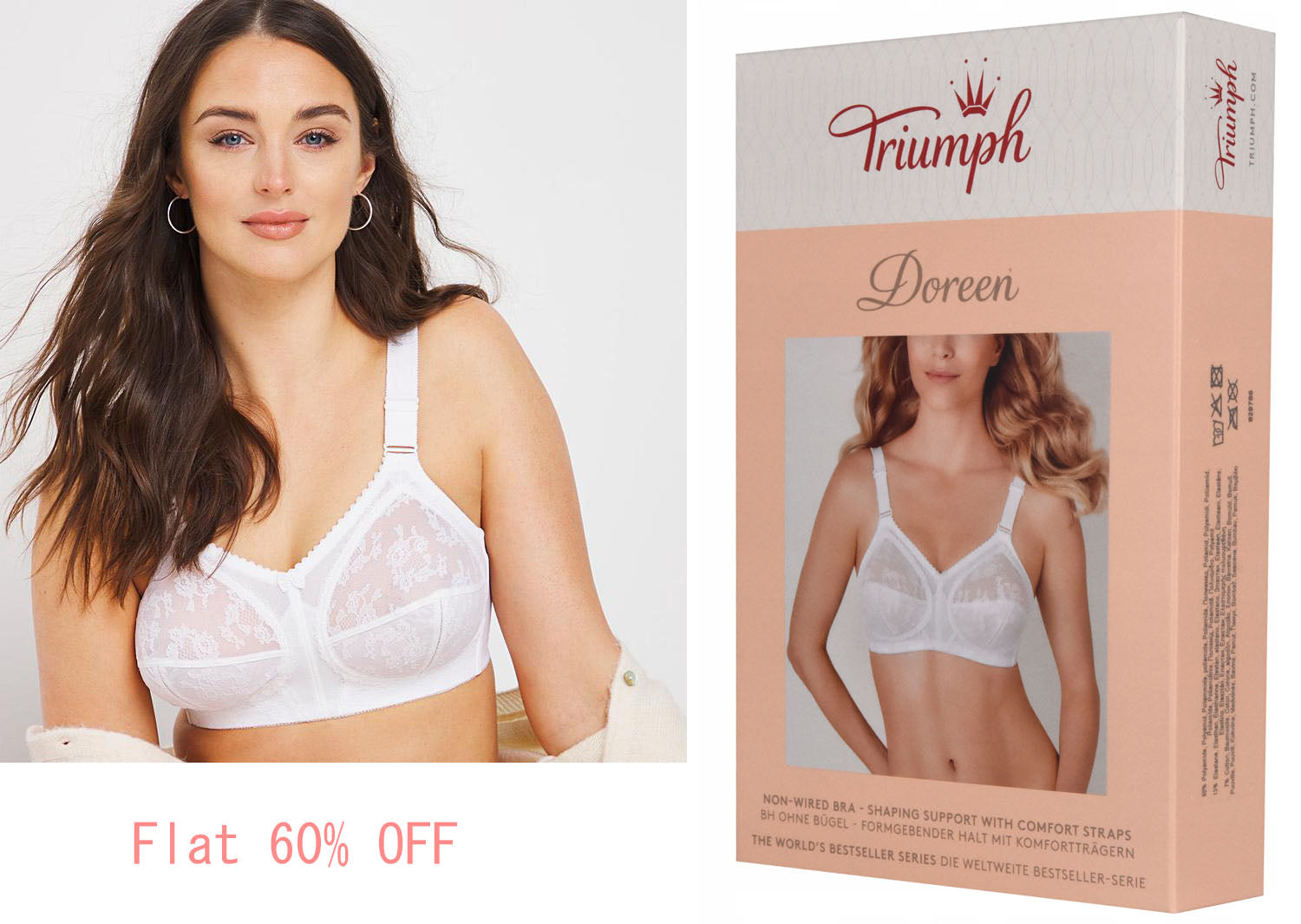 Triumph Doreen Bra Women - White for sale online