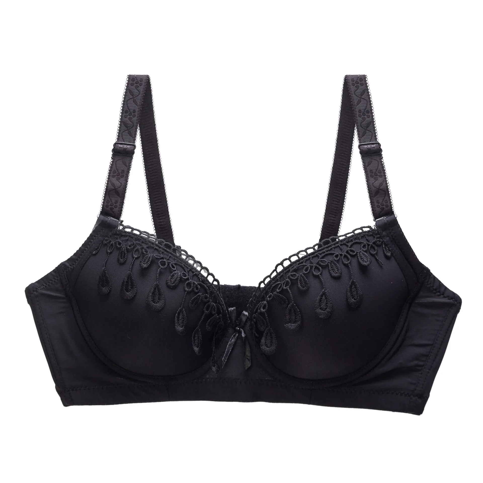 Crochet Trim Underwire Bra - E601