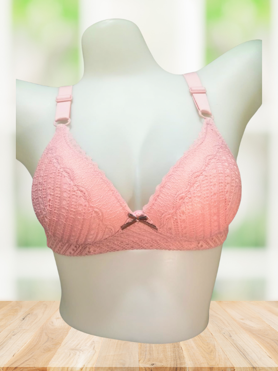 Women's Padded Lace Comfortable and Breathable Bra – 669