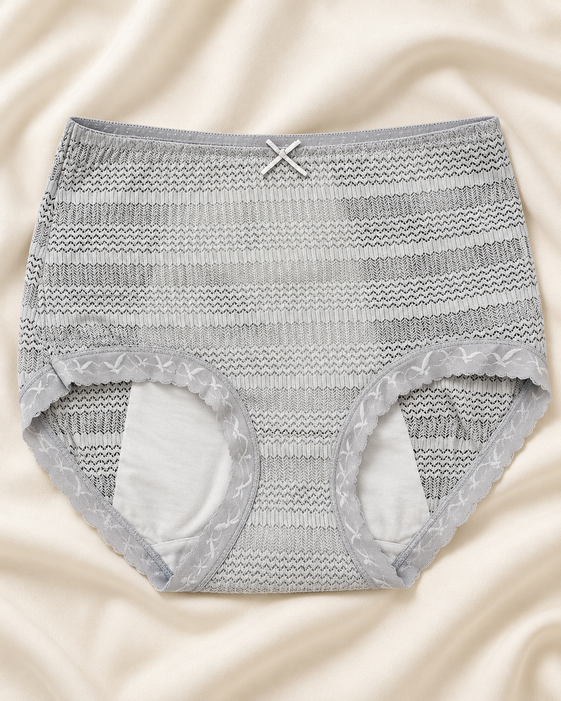Mid-Waist Net Panty