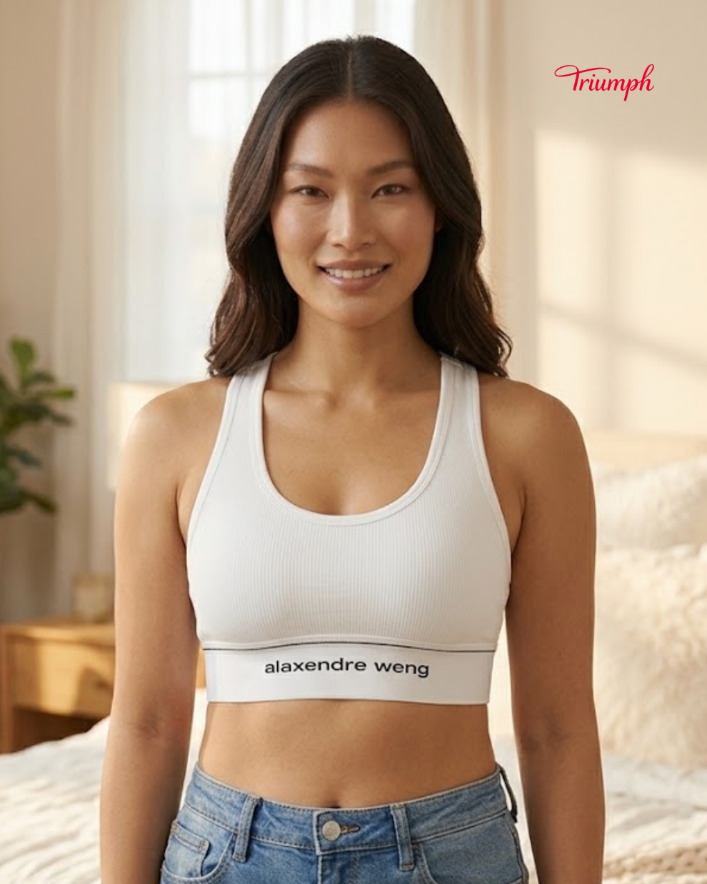 Alexandre Wang Ribbed Sports Bra