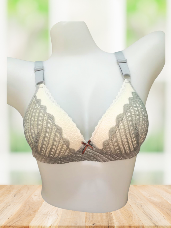 Women's Padded Lace Comfortable and Breathable Bra – 669