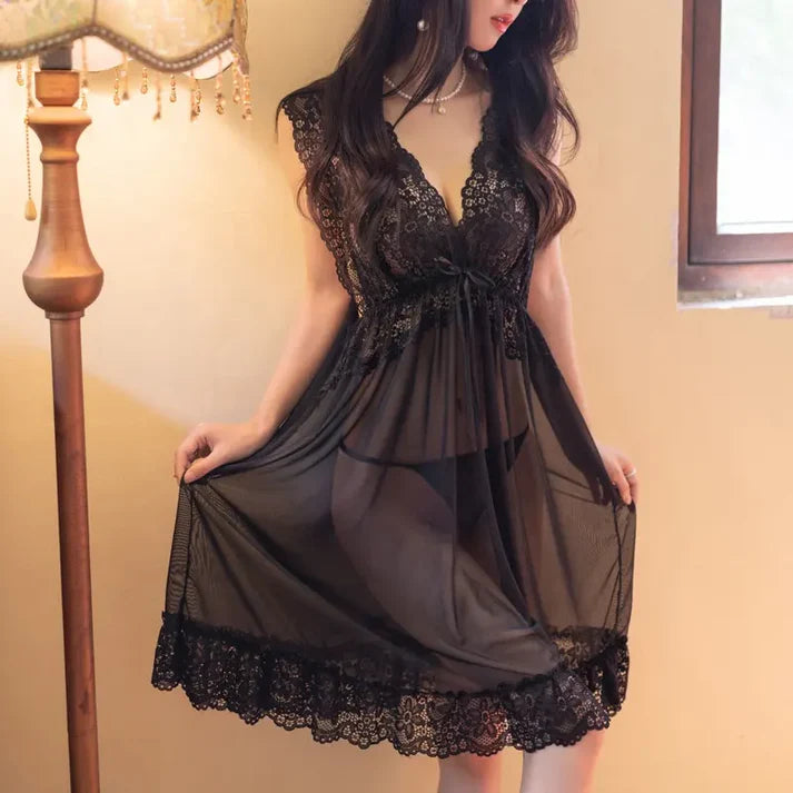 2 PC Weddings Special Elegant Gown Nighty 35208