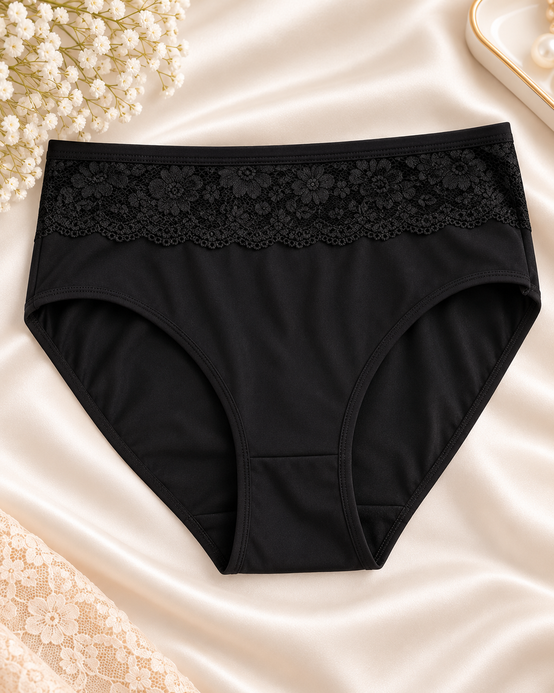 MID WAIST COTTON UNDERWEAR (566)
