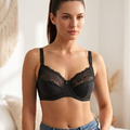 Half Lace Full-Coverage Bra (Very Light Padded)