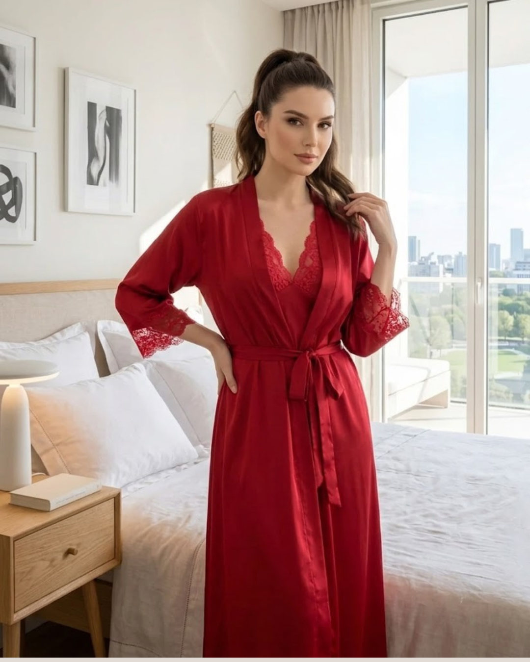 Satin Dream 2-Piece Nighty