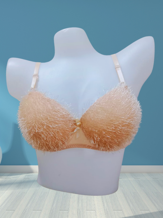 Luxurious Arabic Style Padded Underwired Bra – ( YLW )