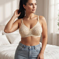 Full Coverage Lace Support Bra - 5093