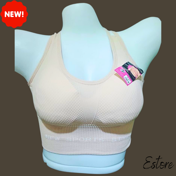 Wide Belt Sports Jercy Bra - 410