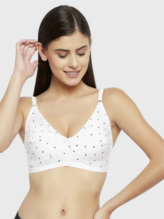 Galaxy Star Printed Cotton Bra - E013