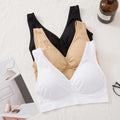 Women's Synthetic Seamless Lightly Padded Hot Air Bra