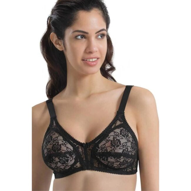 Transparent Net Bra