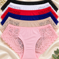 Floral Lace Cotton Panties