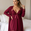 Honeymoon 2 Piece Gown Set 35265