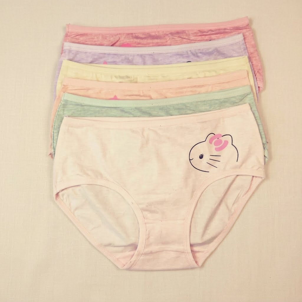 Girls' Printed Panties - Pack of 5