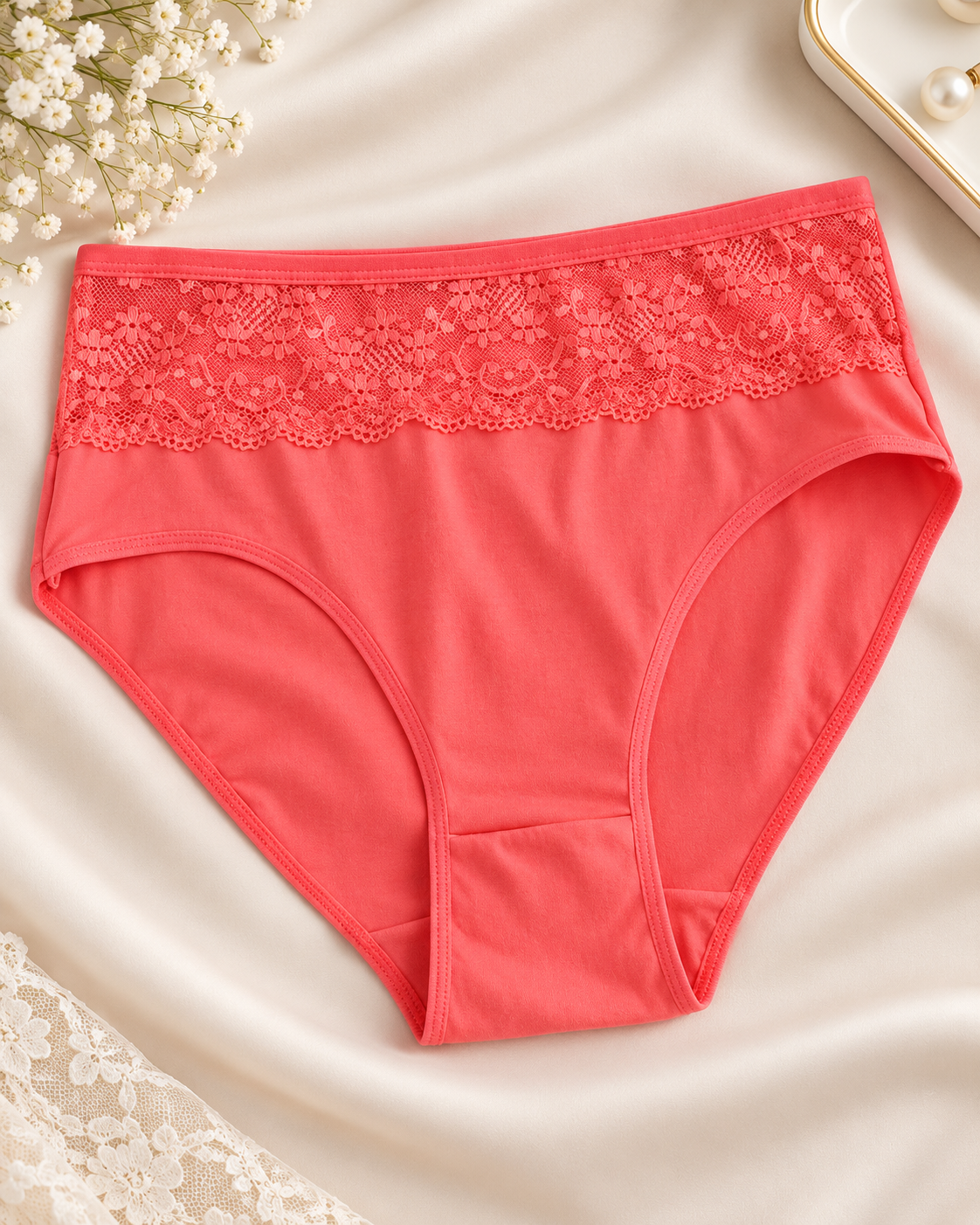 MID WAIST COTTON UNDERWEAR (566)