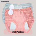 Mid-Waist Net Panty