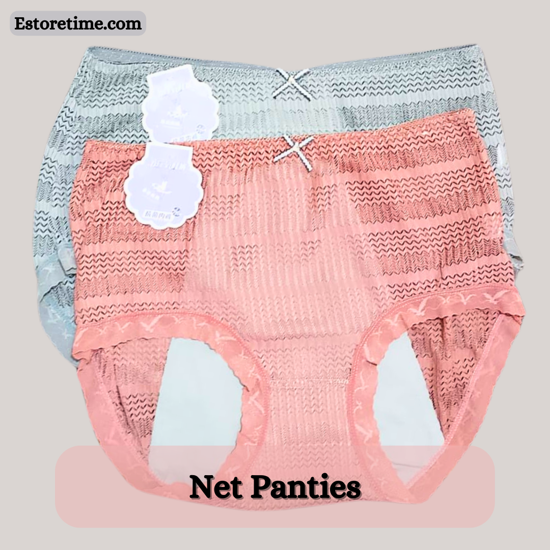 Mid-Waist Net Panty