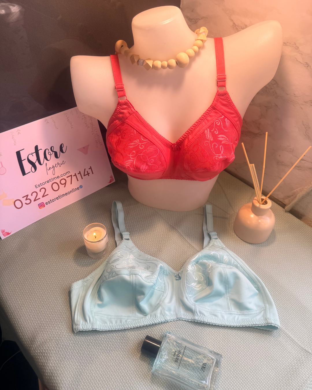 Premium embroidery bras
