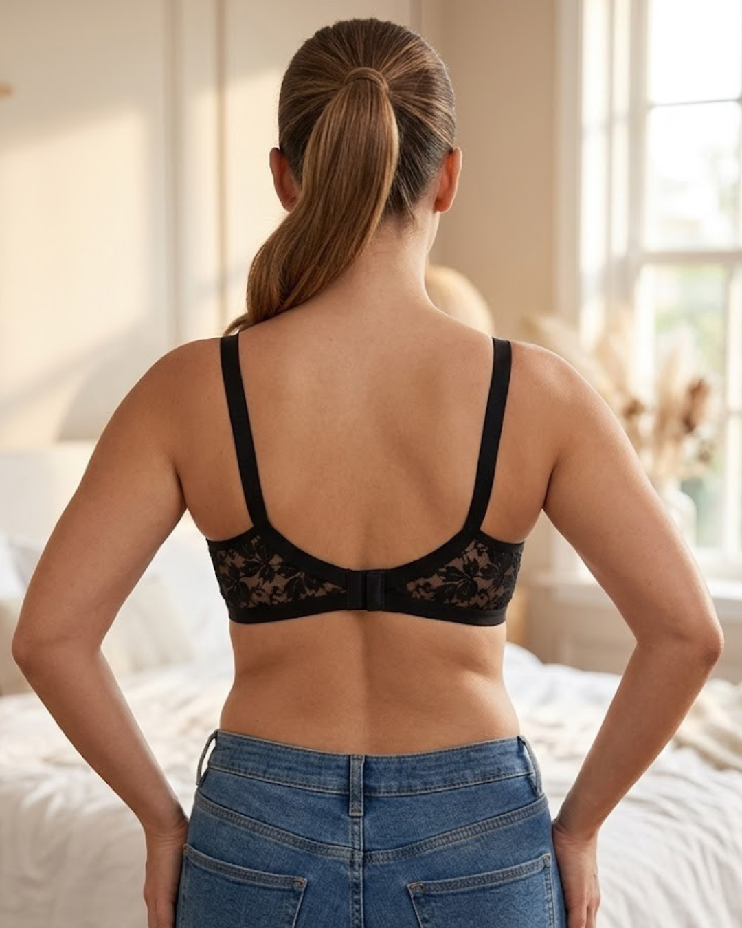 Transparent Net Bra