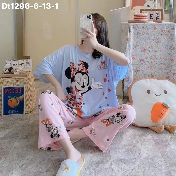 Mickey Mouse Printed Summer Nightwear