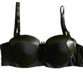 Push Up Dotted Underwire Bra