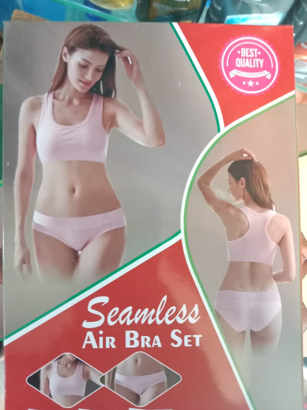 Seamless  Air bra with Panty Set